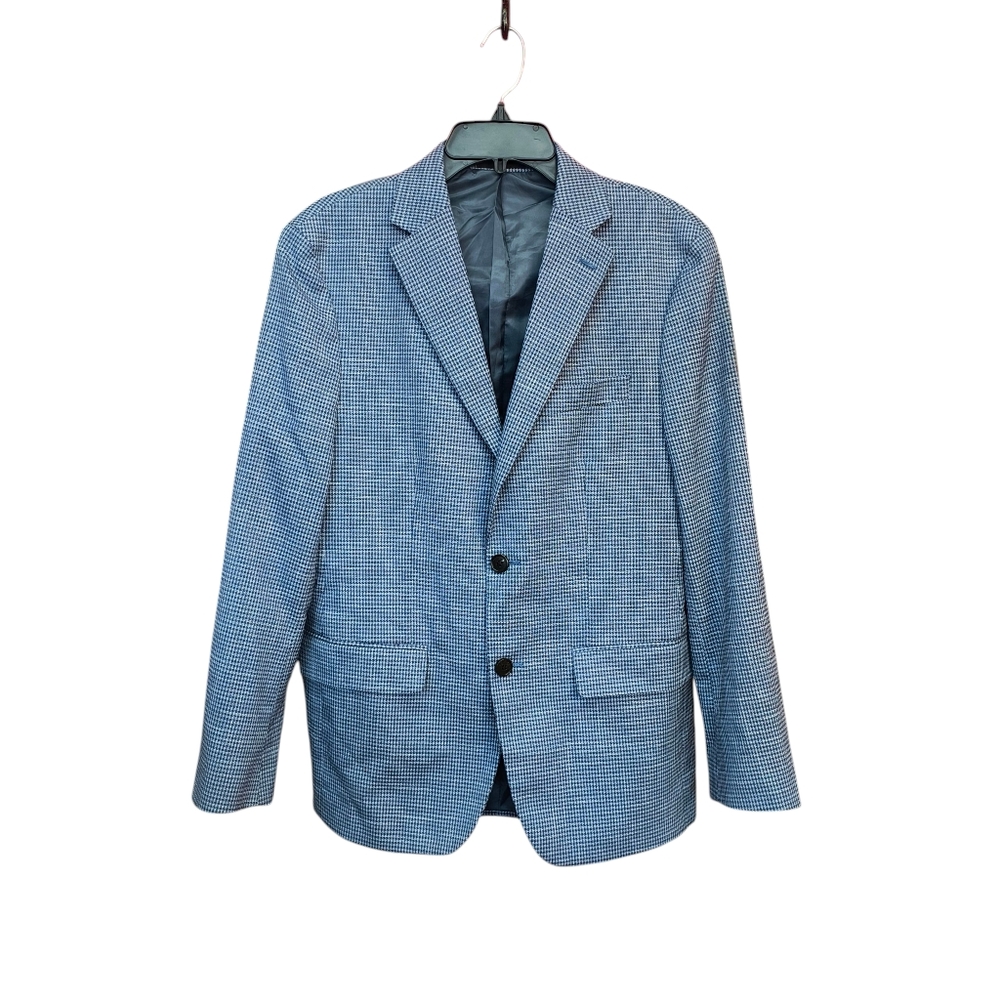 Chaps 40R Blue Houndstooth Blazer Sports Coat
